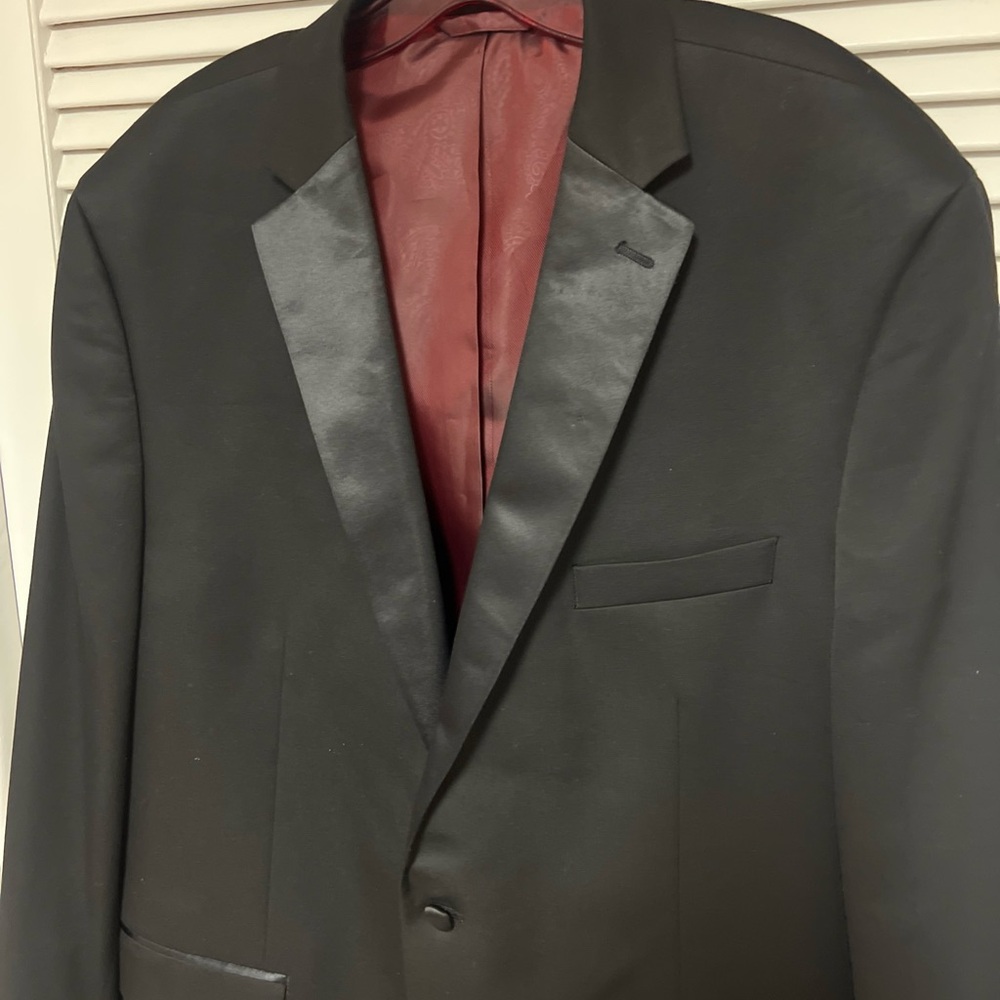 Madison Tuxedo Formal Prom Dinner Jacket 48R GUC! - Picture 2 of 16